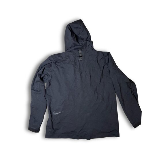 Nike Windrunner Repel Running Jacket Black Hooded Lightweight Medium - Picture 3 of 4